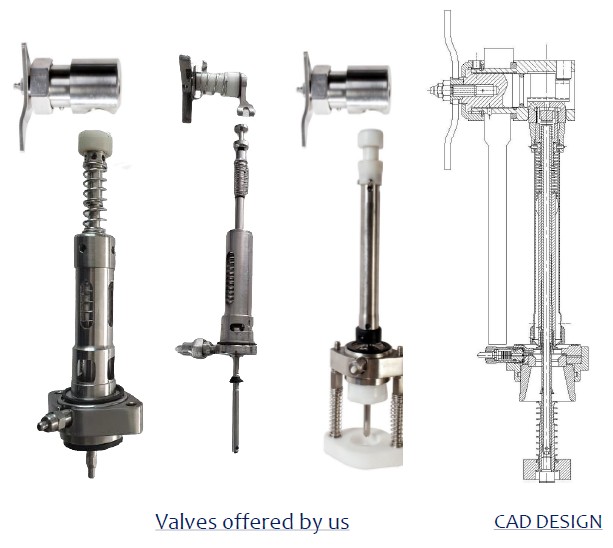 Various CSD Filling Valves